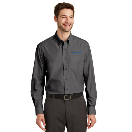 Port Authority® Tall Crosshatch Easy Care Shirt