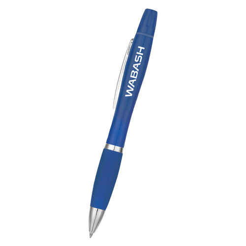 TWIN-WRITE PEN WITH HIGHLIGHTER